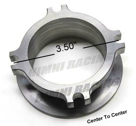 V-Band Adapter Flange - 2.5" T3 - GT 4_Bolt To 3" V-Band