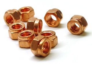 Copper Clad Exhaust Lock Nut 8mm X 1.25 Pitch