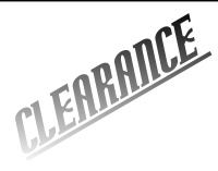 BARGAINS/CLEARANCE: NEW & USED