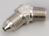 (image for) -3 AN To 1/8" NPT 45 Degree Fitting