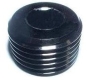 (image for) 1/2" NPT Plug - Black Anodized