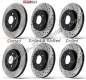 (image for) StopTech Brake Rotors Rear 5 LUG VENTED Mazda FC RX7