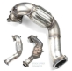 (image for) 3" Stainless Steel Upper Downpipe for Mazdaspeed 3