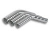 (image for) 2.50" 45 Degree Pipe - Polished Aluminum