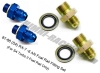 (image for) HR RX-7 Turbo II Fuel Rail Fitting Set - 87-88 -6 AN