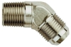 (image for) -10 AN To 1/2" NPT 45 Degree Oil Drain Fitting