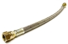 (image for) -6 AN Stainless Steel Braided Hose/Line - 24" Long