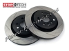 (image for) StopTech Brake Rotors Rear Slotted 4 LUG 86-88 Mazda FC RX7