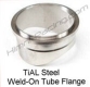 (image for) TiAL Blow Off Valve Mounting Flange 50mm Q, QR, Stainless STEEL