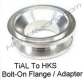 (image for) HR TiAL To HKS Blow Off Valve, BOV Adapter Flange