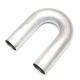 (image for) 2.00" 180 Degree U Bend Elbow - Brushed Aluminum