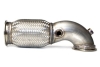 (image for) 3.00" 90 Degree Low Profile V-band DownPipe - Stainless Steel