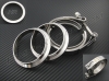 (image for) 3" V-band Turbo Exaust Flange & Clamp Set - 2 & 1 Stainless